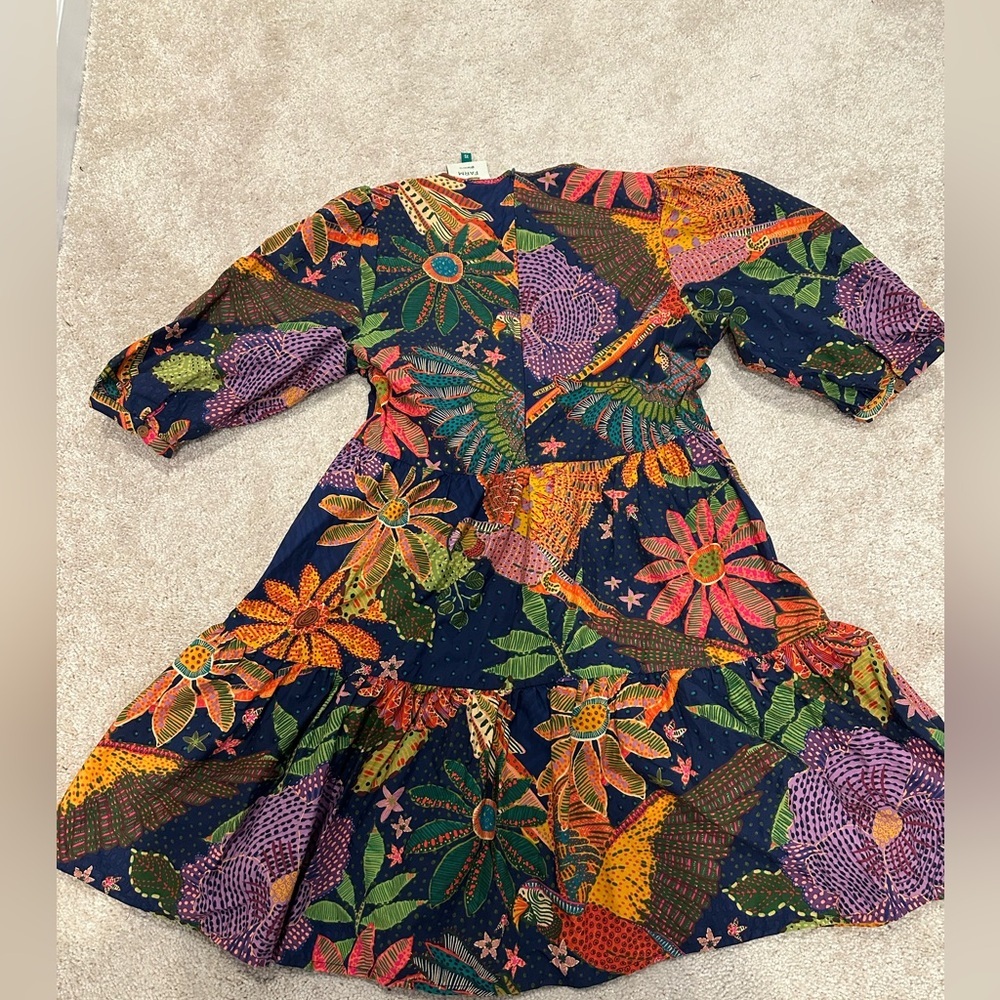 FARM Rio Colorful Floral Mini Dress - Picture 4 of 5